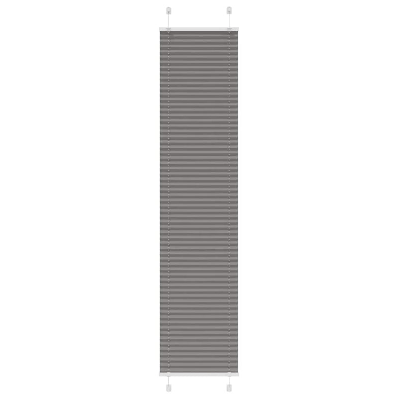 Vidaxl plissé rolgordijn 45x200 cm stofbreedte 44,4 cm antraciet