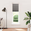 Vidaxl plissé rolgordijn 55x200 cm stofbreedte 54,4 cm antraciet