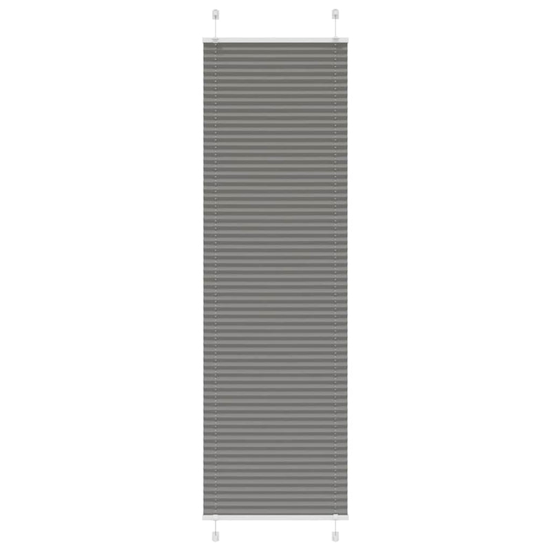 Vidaxl plissé rolgordijn 60x200 cm stofbreedte 59,4 cm antraciet