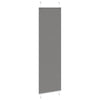 Vidaxx estor enrollable plisado 65x200 cm ancho de tela 64,4 cm antracita