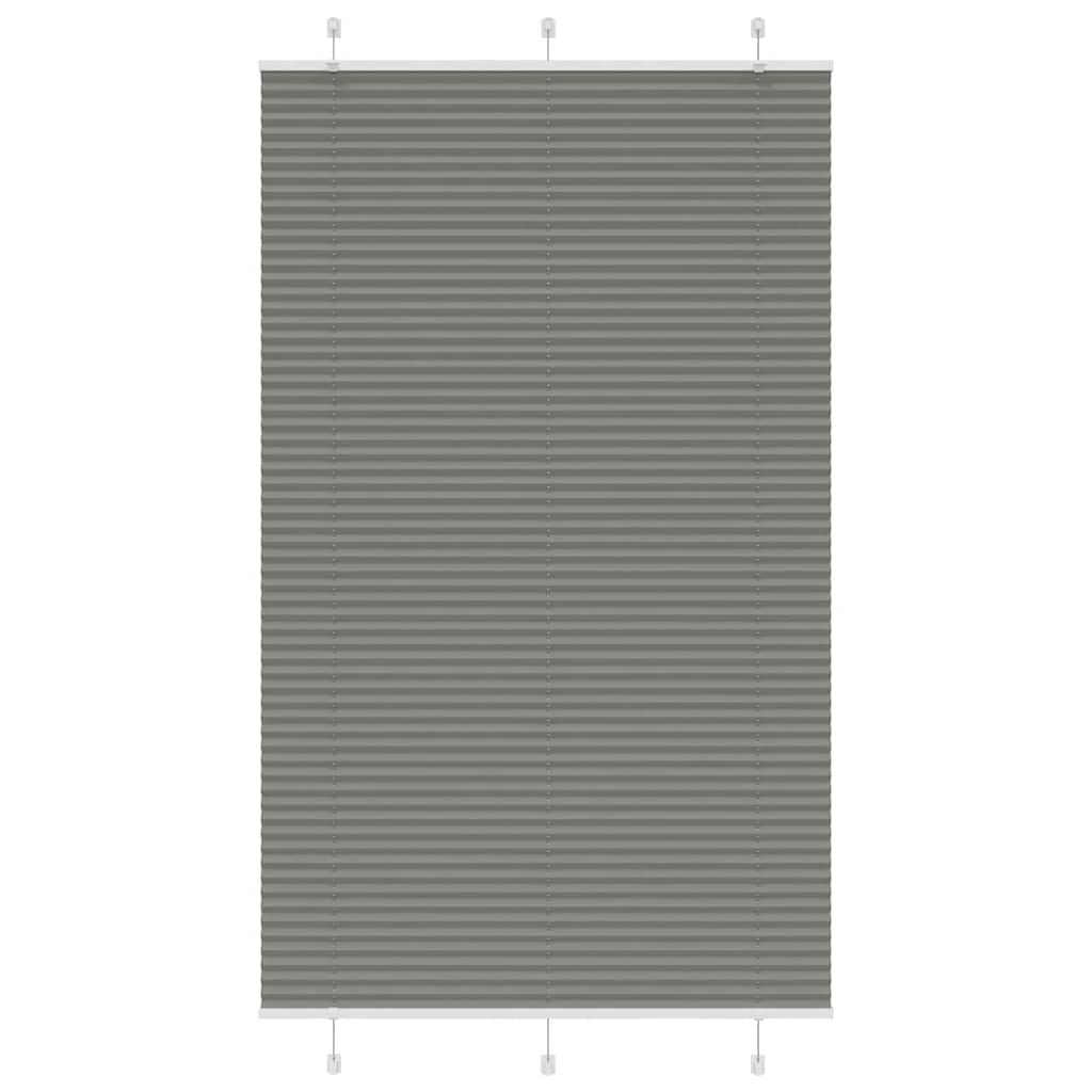 Tenda a rullo plissettata Vidaxx 120x200 cm larghezza tessuto 119,4 cm antracite