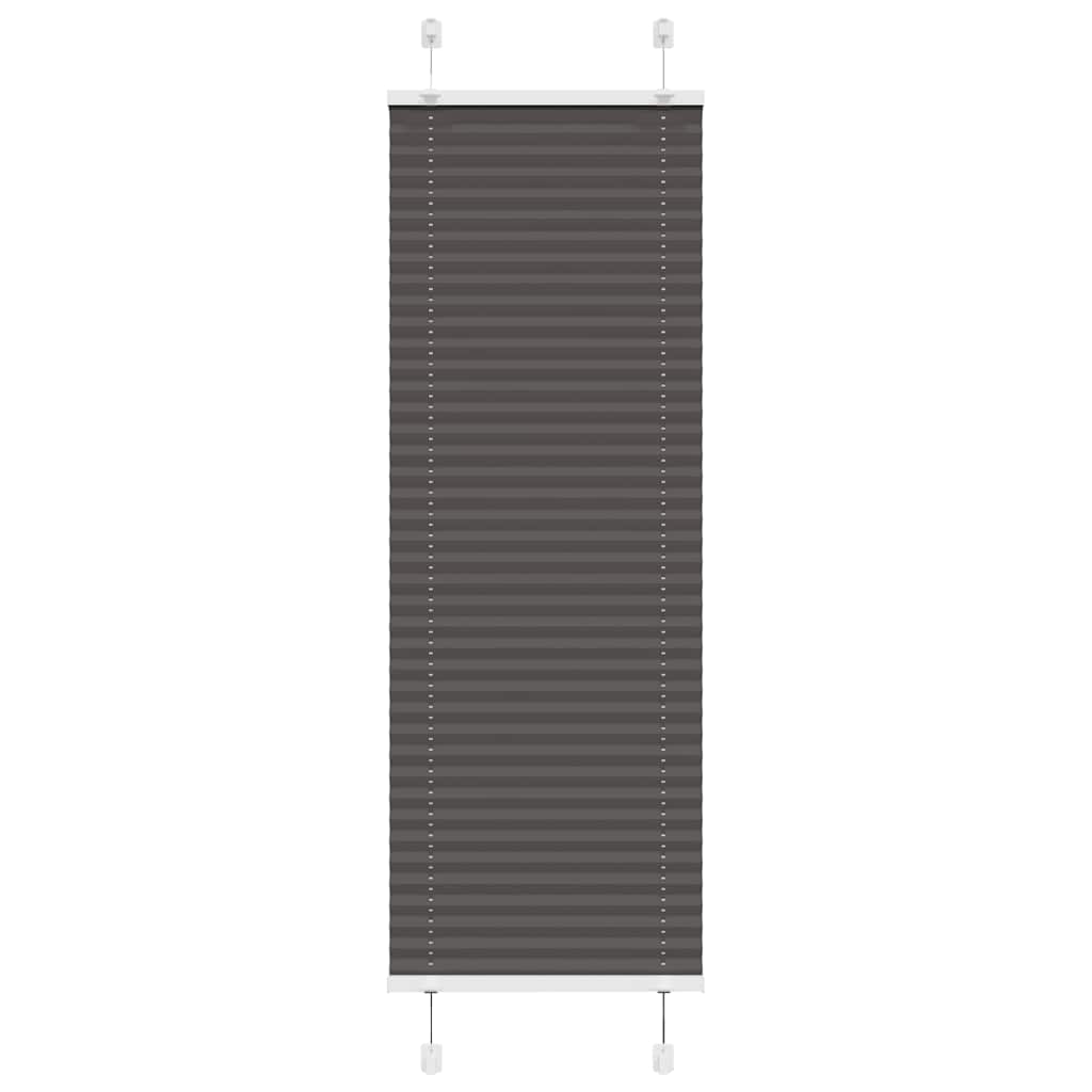 Tenda a rullo plissettata Vidaxx 40x100 cm larghezza tessuto 39,4 cm poliestere nero