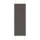 Vidaxx estor enrollable plisado 40x100 cm ancho de tela 39,4 cm poliéster negro