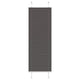 Vidaxx estor enrollable plisado 45x100 cm ancho de tela 44,4 cm poliéster negro
