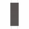 Tenda a rullo plissettata Vidaxx 50x100 cm larghezza tessuto 49,4 cm poliestere nero