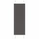 Vidaxx estor enrollable plisado 50x100 cm tela ancho 49,4 cm poliéster negro