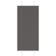 Vidaxx estor enrollable plisado 55x100 cm ancho de tela 54,4 cm poliéster negro