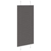 Vidaxl plissé rolgordijn 60x100 cm stofbreedte 59,4 cm polyester zwart