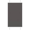 Vidaxl plissé rolgordijn 80x100 cm stofbreedte 79,4 cm polyester zwart