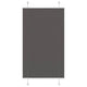 Vidaxl plissé rolgordijn 80x100 cm stofbreedte 79,4 cm polyester zwart