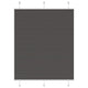 Vidaxx estor enrollable plisado 110x100cm ancho de tela 109,4cm poliéster negro