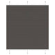 Vidaxx estor enrollable plisado 115x100cm ancho de tela 114,4cm poliéster negro