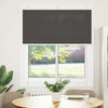 Vidaxx estor enrollable plisado 120x100cm ancho de tela 119,4cm poliéster negro