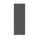 Vidaxx estor enrollable plisado 45x150 cm ancho de tela 44,4 cm poliéster negro