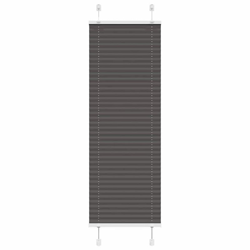 Vidaxl plissé rolgordijn 50x150 cm stofbreedte 49,4 cm polyester zwart