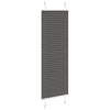 Tenda a rullo plissettata Vidaxx 50x150 cm larghezza tessuto 49,4 cm poliestere nero