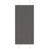 Vidaxl plissé rolgordijn 55x150 cm stofbreedte 54,4 cm polyester zwart