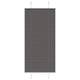 Vidaxx estor enrollable plisado 55x150 cm ancho de tela 54,4 cm poliéster negro