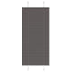Vidaxx estor enrollable plisado 60x150 cm tela ancho 59,4 cm poliéster negro
