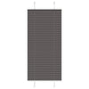 Vidaxx estor enrollable plisado 65x150 cm ancho de tela 64,4 cm poliéster negro