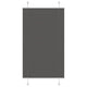 Vidaxx estor enrollable plisado 70x150 cm ancho de tela 69,4 cm poliéster negro