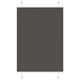 Vidaxx estor enrollable plisado 100x150 cm ancho de tela 99,4 cm poliéster negro