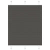 Tenda a rullo plissettata Vidaxx 110x150 cm larghezza tessuto 109,4 cm poliestere nero