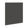 Vidaxl plissé rolgordijn 115x150cm stofbreedte 114,4cm polyester zwart