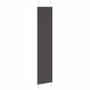 Vidaxx estor enrollable plisado 40x200 cm ancho de tela 39,4 cm poliéster negro