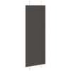 Vidaxx estor enrollable plisado 75x200 cm ancho de tela 74,4 cm poliéster negro