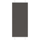 Vidaxx estor enrollable plisado 90x200 cm ancho de tela 89,4 cm poliéster negro