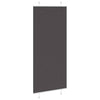 Tenda a rullo plissettata Vidaxx 90x200 cm larghezza tessuto 89,4 cm poliestere nero