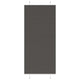 Vidaxx estor enrollable plisado 95x200 cm ancho de tela 94,4 cm poliéster negro