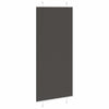 Vidaxx estor enrollable plisado 95x200 cm ancho de tela 94,4 cm poliéster negro