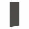 Vidaxx estor enrollable plisado 100x200 cm ancho de tela 99,4 cm poliéster negro