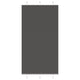 Vidaxx estor enrollable plisado 110x200cm ancho de tela 109,4cm poliéster negro