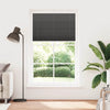 Vidaxl plissé rolgordijn 115x200cm stofbreedte 114,4cm polyester zwart