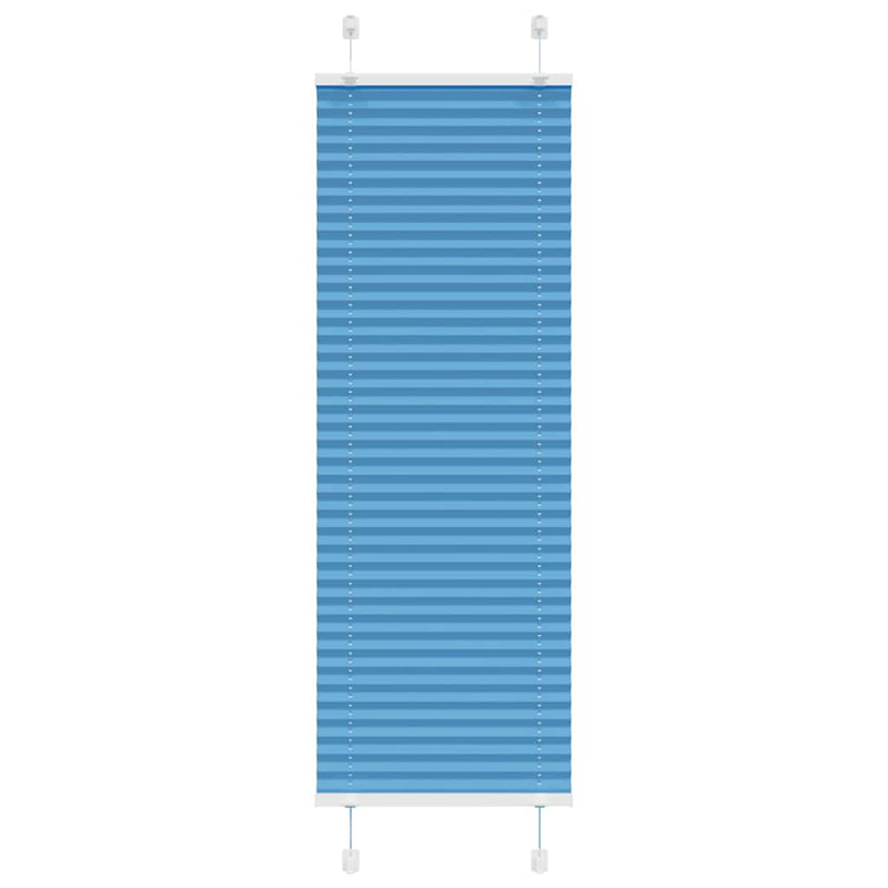 Vidaxl plissé rolgordijn 40x100 cm stofbreedte 39,4 cm polyester blauw