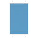 Vidaxx estor enrollable plisado 70x100 cm tela ancho 69,4 cm poliéster azul