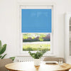 Vidaxl plissé rolgordijn 75x100 cm stofbreedte 74,4 cm polyester blauw
