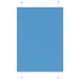 Vidaxx estor enrollable plisado 85x100 cm tela ancho 84,4 cm poliéster azul