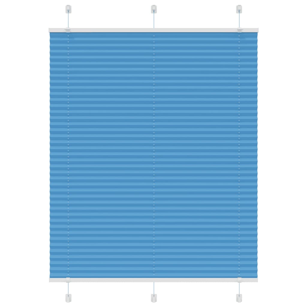 Tenda a rullo plissettata Vidaxx 105x100 cm larghezza tessuto 104,4 cm poliestere blu