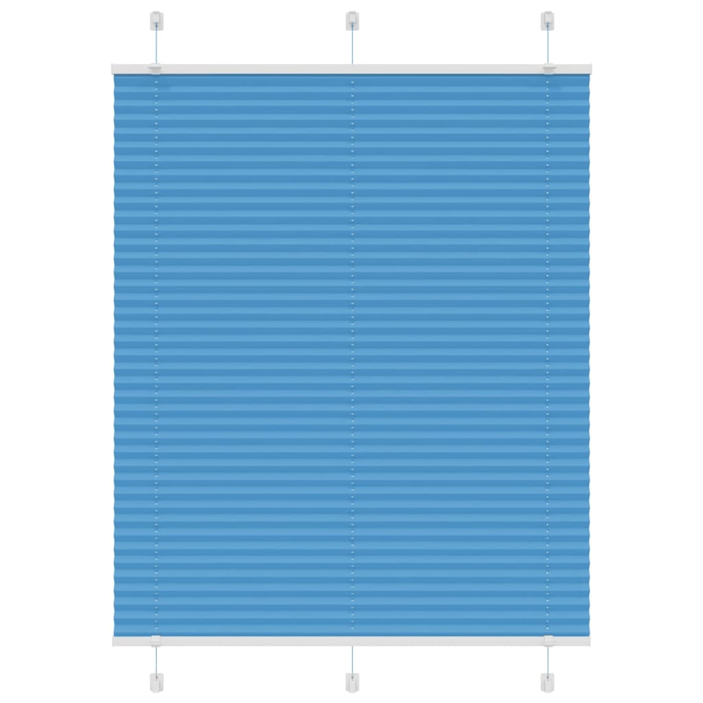 Tenda a rullo plissettata Vidaxx 110x100 cm larghezza tessuto 109,4 cm poliestere blu