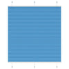 Vidaxx estor enrollable plisado 120x100cm tela ancho 119,4cm poliéster azul
