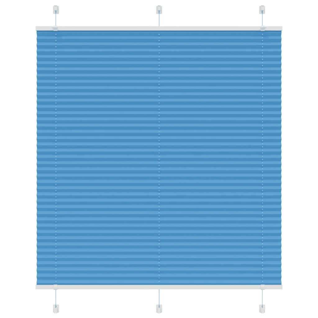 Vidaxx estor enrollable plisado 120x100cm tela ancho 119,4cm poliéster azul