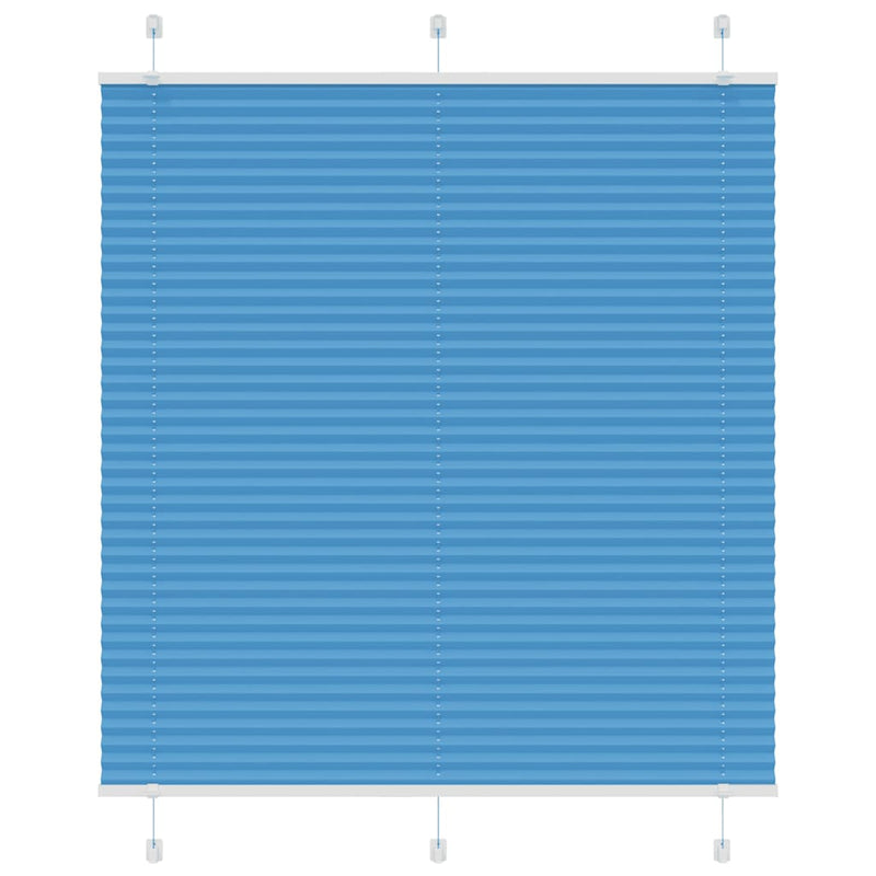 Vidaxx estor enrollable plisado 120x100cm tela ancho 119,4cm poliéster azul