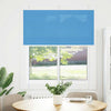 Vidaxx estor enrollable plisado 120x100cm tela ancho 119,4cm poliéster azul