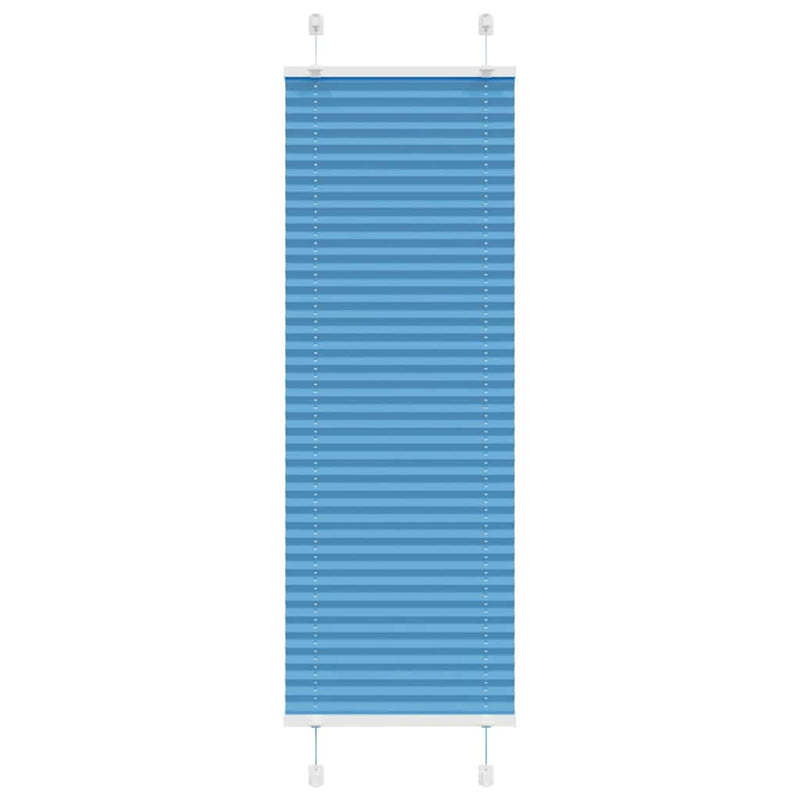 Vidaxx estor enrollable plisado 50x150 cm tela ancho 49,4 cm poliéster azul