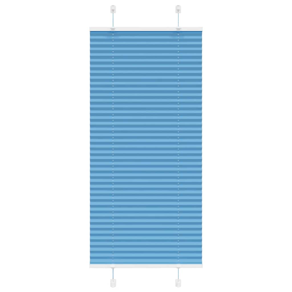 Tenda a rullo plissettata Vidaxx 55x150 cm larghezza tessuto 54,4 cm poliestere blu
