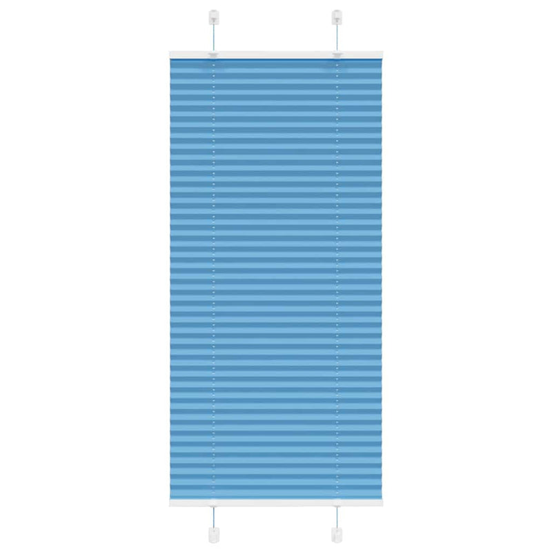 Vidaxl plissé rolgordijn 55x150 cm stofbreedte 54,4 cm polyester blauw